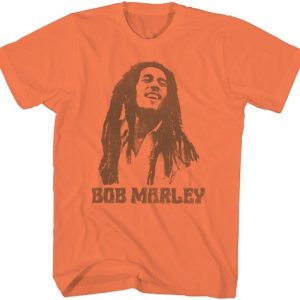 Bob Marley - Polera Photo T-Shirt Orange M