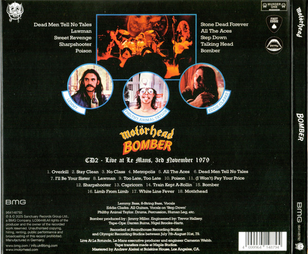 MOTORHEAD - BOMBER - Imagen 2