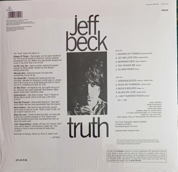 JEFF BECK - TRUTH - Imagen 2