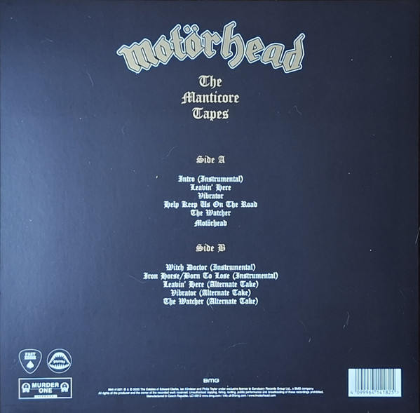 MOTORHEAD - THE MANTICORE TAPES - Imagen 2