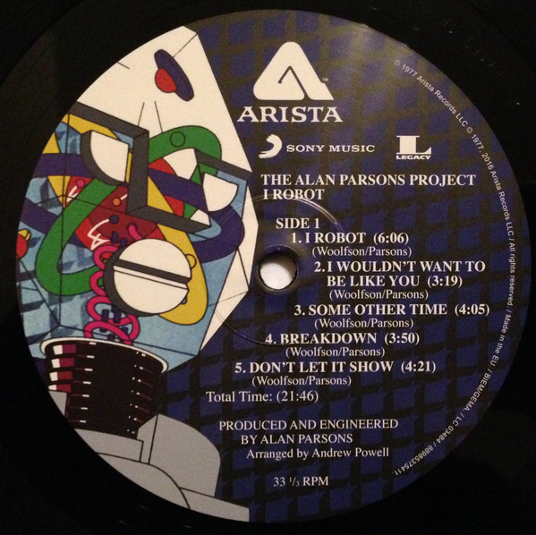 THE ALAN PARSONS PROJECT - I ROBOT - Imagen 2