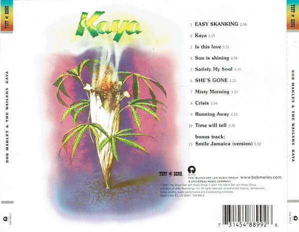 BOB MARLEY - KAYA - Imagen 3