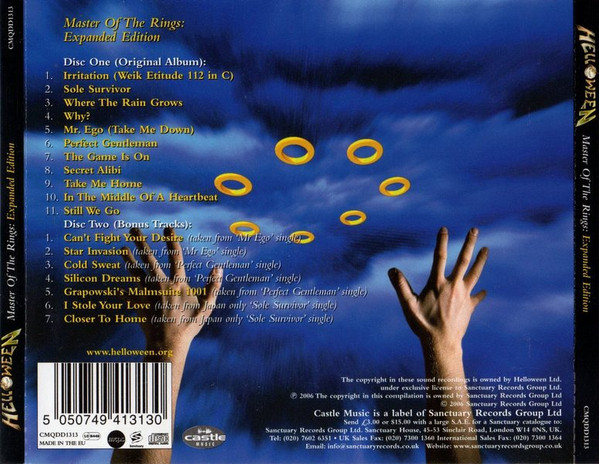 HELLOWEEN - MASTER OF THE RINGS - Imagen 2