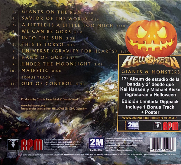 HELLOWEEN - GIANTS & MONSTERS - Imagen 2