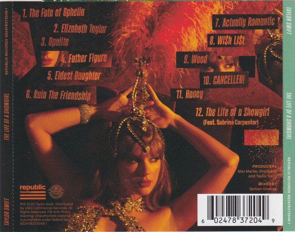 TAYLOR SWIFT - THE LIFE OF A SHOWGIRL - Imagen 3