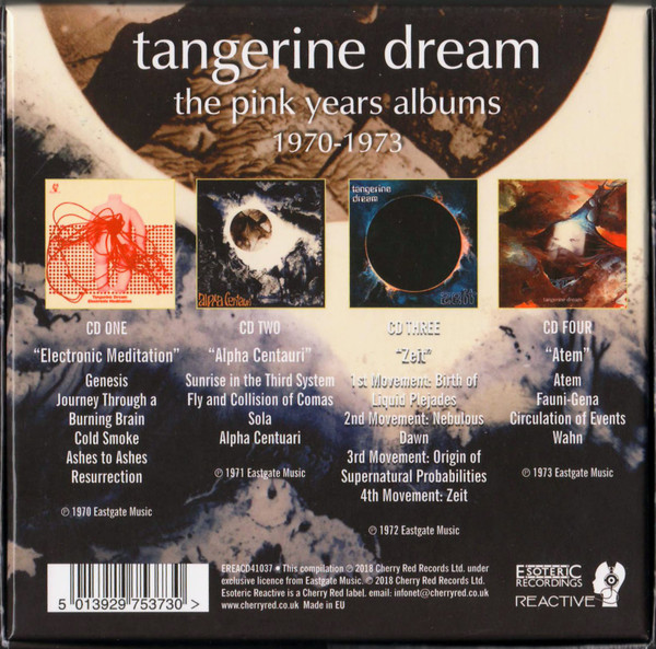 TANGERINE DREAM - THE PINK YEARS ALBUMS 1970-1973 - Imagen 2