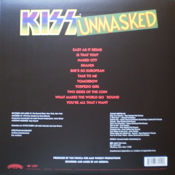 KISS - UNMASKED - Imagen 3