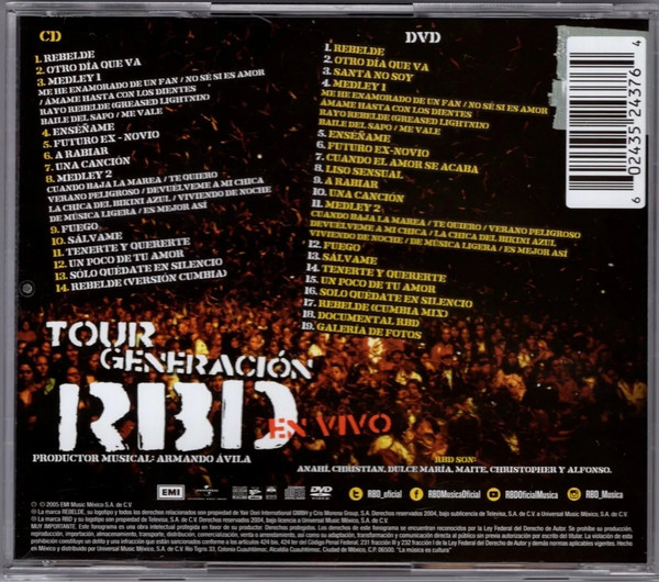 RBD - TOUR GENERATION EN VIVO - Imagen 2