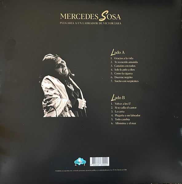 MERCEDES SOSA - PLEGARIA A UN LABRADOR DE VICTOR JARA - Imagen 2