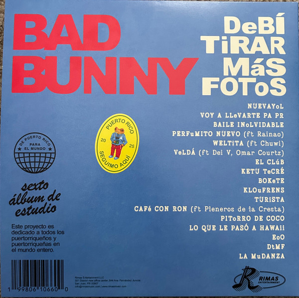BUD BUNNY - DEBI TIRAR MAS FOTOS - Imagen 2