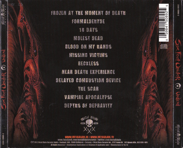 SIX FEET UNDER - UNDEAD - Imagen 2