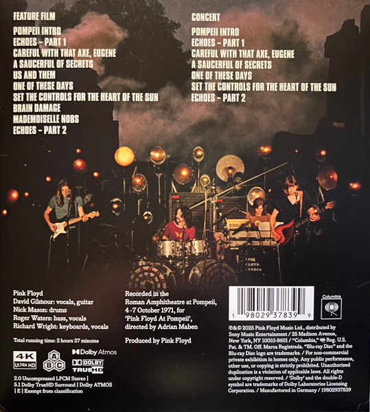 PINK FLOYD - PINK FLOYD AT POMPEII - Imagen 2