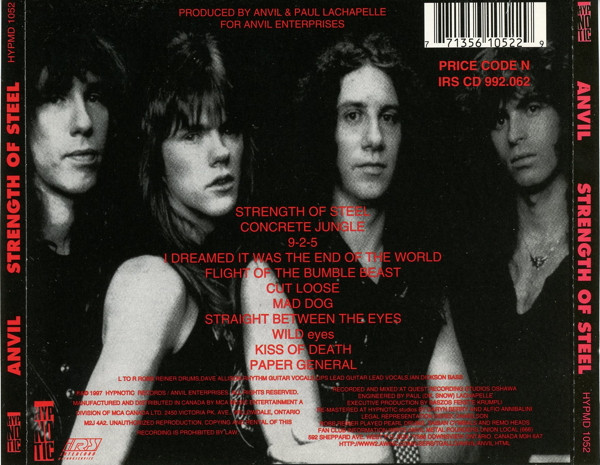 ANVIL - STRENGTH OF STEEL - Imagen 2