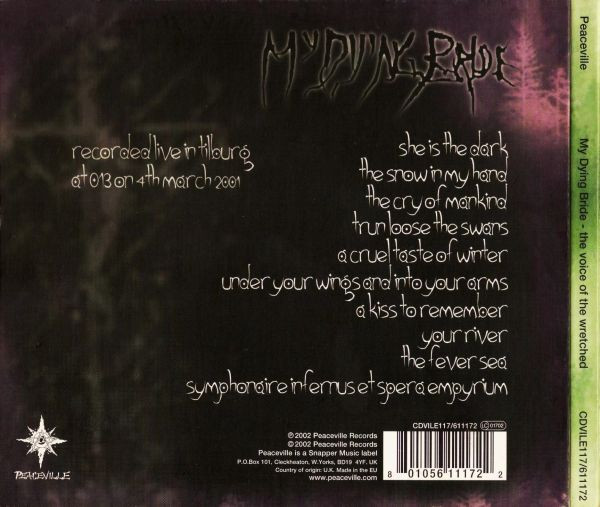 MY DYING BRIDE - THE VOICE OF THE WRETCHED - Imagen 2
