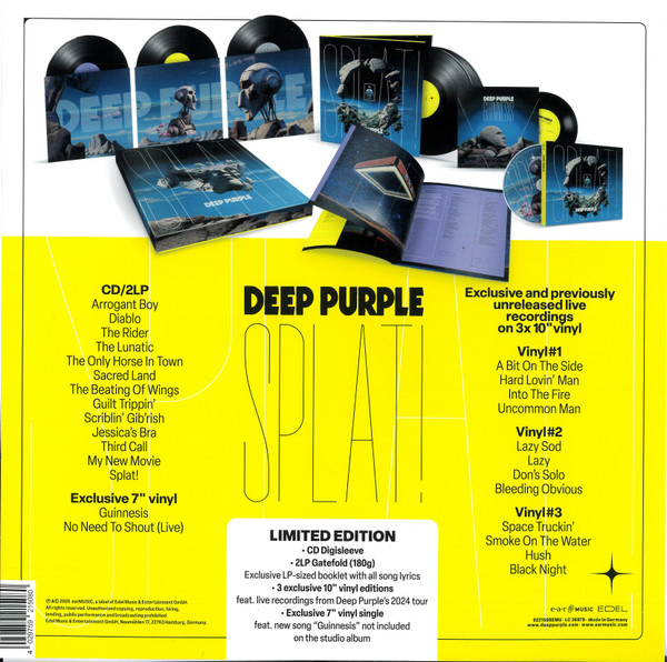 DEEP PURPLE - SPLAT! - LIMITED EDITION - Imagen 2