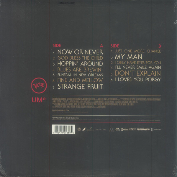 BILLIE HOLIDAY - BILLIE - SOUNDTRACK - Imagen 2