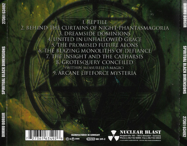DIMMU BORGIR – SPIRITUAL BLACK DIMENSIONS - Imagen 2
