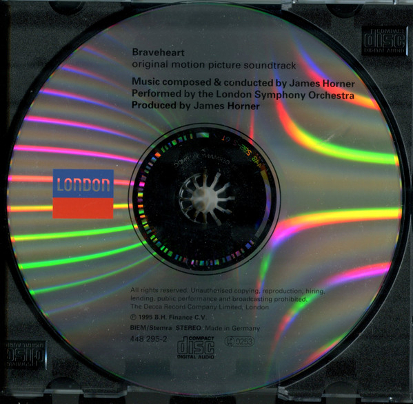 JAMES HORNER - BRAVEHEART - SOUNDTRACK - Imagen 2