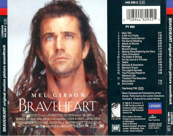 JAMES HORNER - BRAVEHEART - SOUNDTRACK - Imagen 3