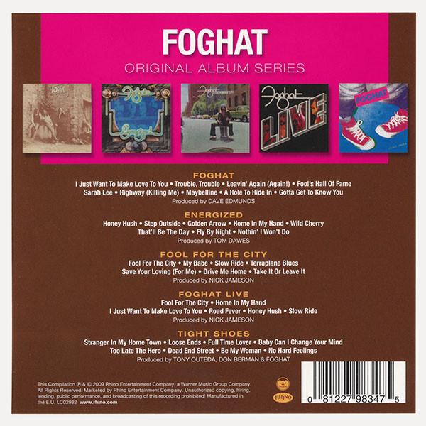 FOGHAT - ORIGINAL ALBUM SERIES - Imagen 2