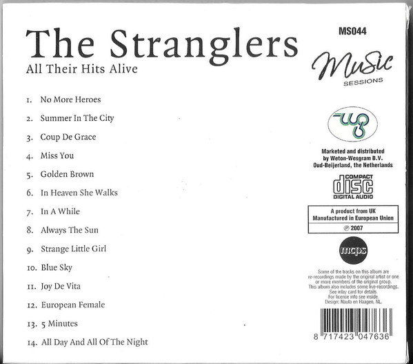 THE STRANGLRES - ALL THEIR HITS ALIVE - Imagen 2