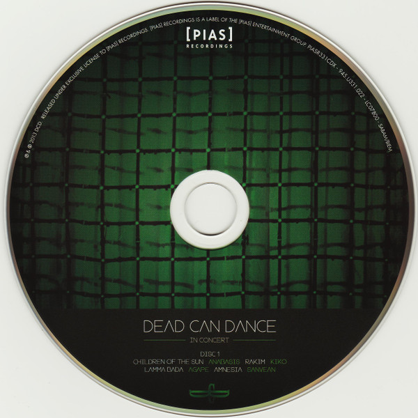 DEAD CAN DANCE - IN CONCERT - Imagen 2