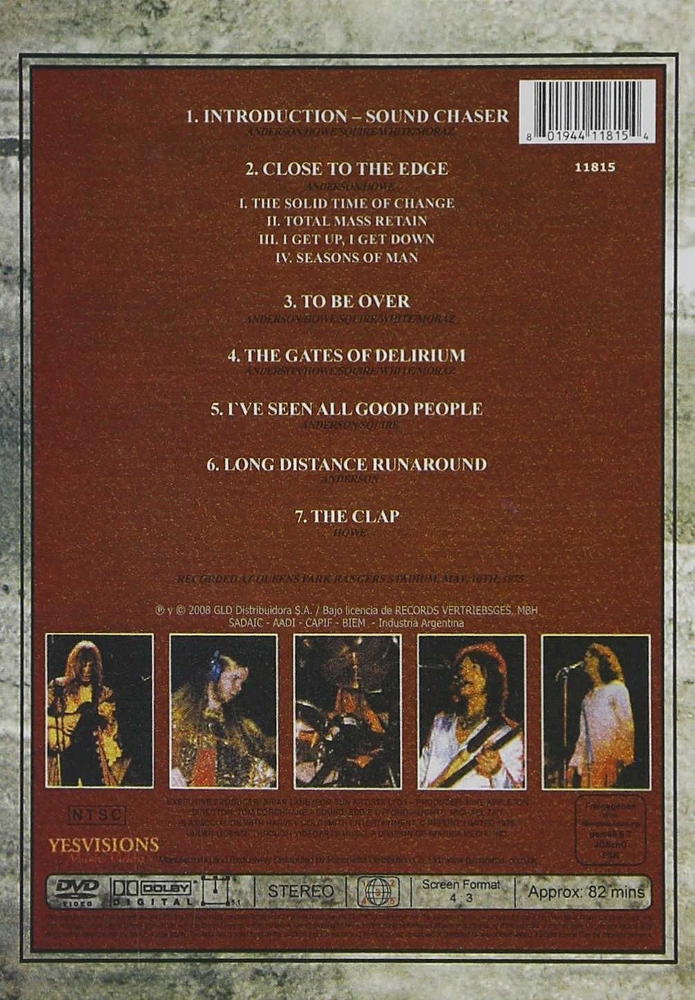 YES - LIVE AT QUEENS PARK RANGERS STADIUM - VOL 1 - Imagen 2