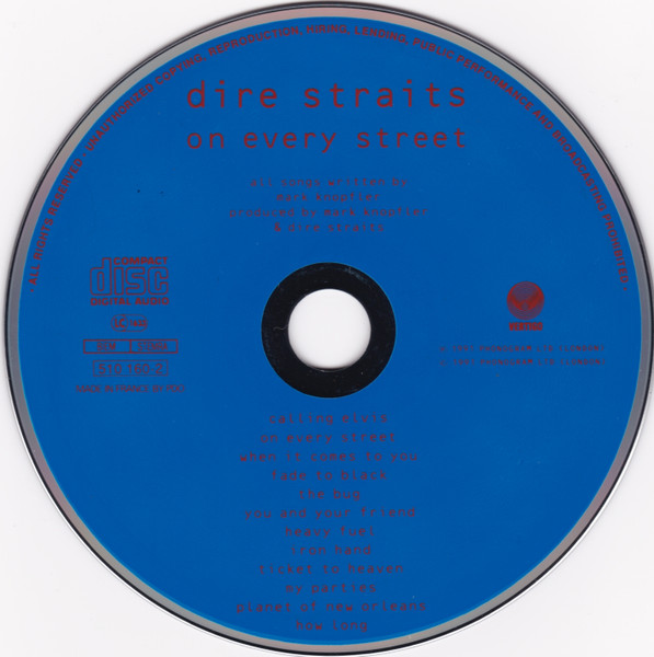 DIRE STRAITS - ON EVERY STREET - Imagen 2