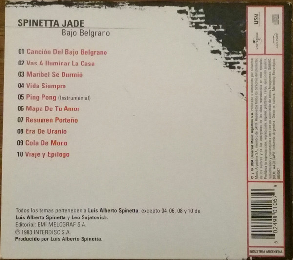 SPINETTA JADE - BAJO BELGRANO - Imagen 2