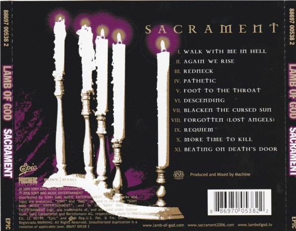 LAMB OF GOD - SACRAMENT - Imagen 2