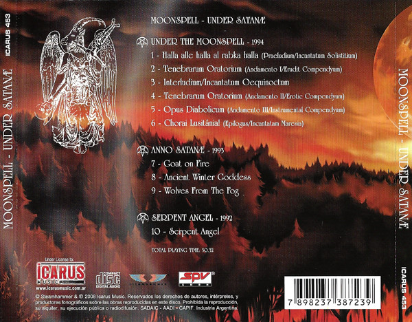 MOONSPELL - UNDER SATANAE - Imagen 2
