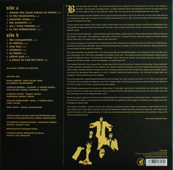 GENESIS - FROM GENESIS TO REVELATION - Imagen 2