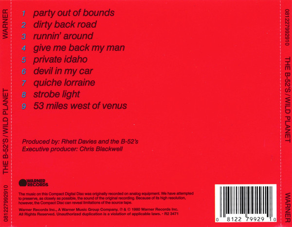 THE B-52S - WILD PLANET - Imagen 3