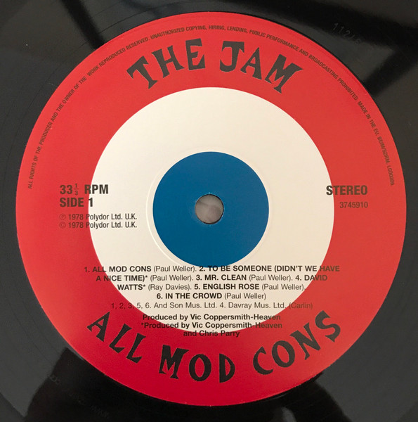 THE JAM - ALL MOD CONS - Imagen 2