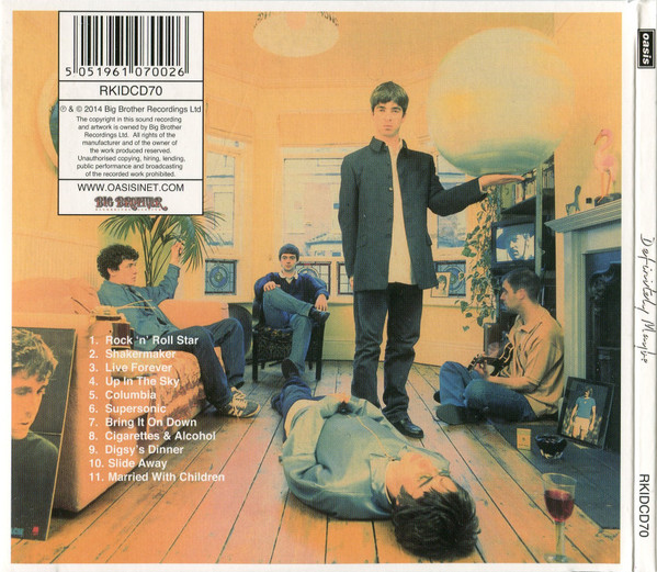 OASIS - DEFINITELY MAYBE - Imagen 2