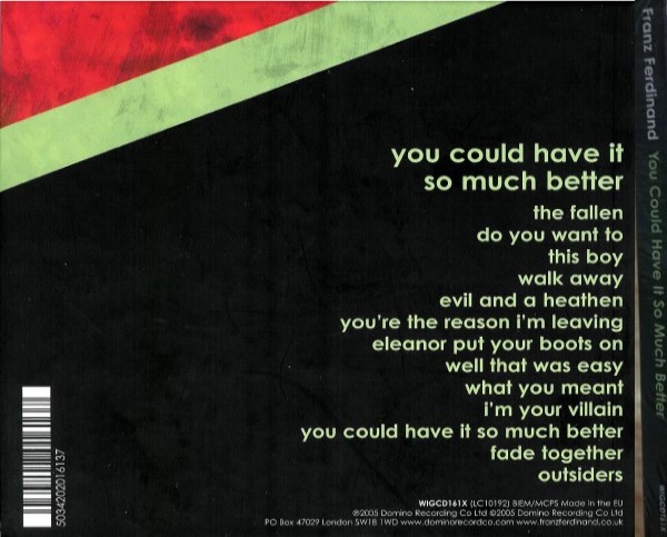 FRANZ FERDINAND – YOU COULD HAVE IT SO MUCH BETTER - LIMITED EDITION - Imagen 4