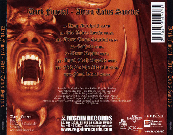 DARK FUNERAL - ATTERA TOTUS SANCTUS - Imagen 2