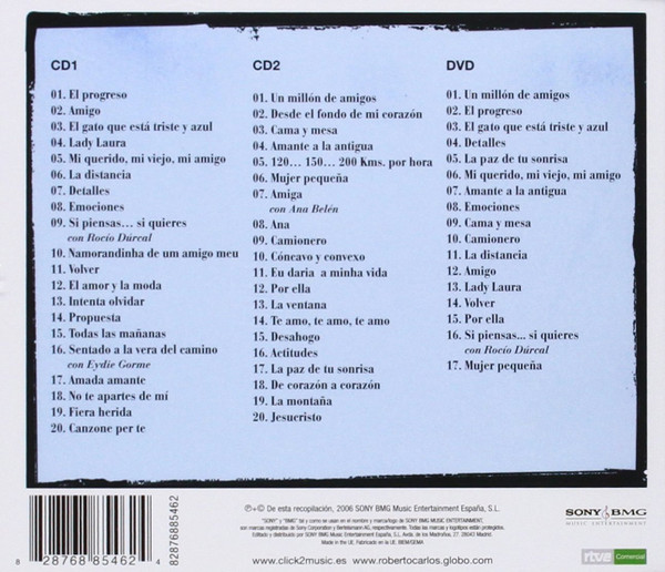 ROBERTO CARLOS - ANTOLOGIA (TOLOD LOS GRANDES EXITOS DE ROBERTO CARLOS) - Imagen 2