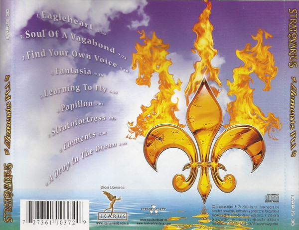 STRATOVARIUS - ELEMENTS PT I - Imagen 2