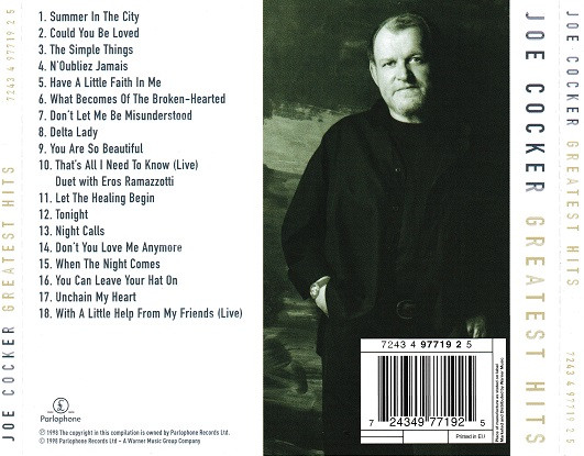 JOE COCKER - GREATEST HITS - Imagen 2