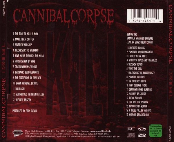 CANNIBAL CORPSE - KILL - Imagen 2