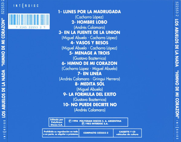 LOS ABUELOS DE LA NADA - HIMNO DE MI CORAZON - Imagen 2