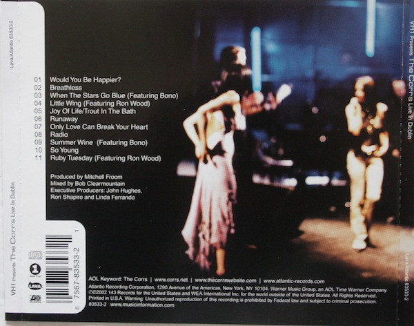 THE CORRS - VH1 PRESENTS THE CORRS LIVE IN DUBLIN - Imagen 2