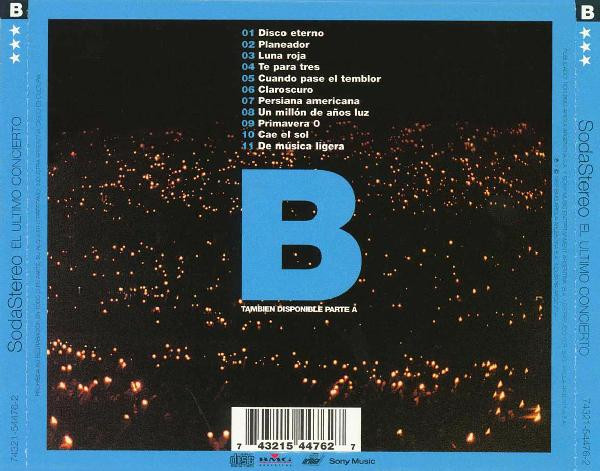 SODA STEREO - EL ULTIMO CONCIERTO B - Imagen 3
