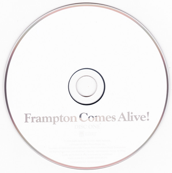 PETER FRAMPTON - FRAMPTON COMES ALIVE ! - 25th ANNIVERSARY DELUXE EDITION - Imagen 2