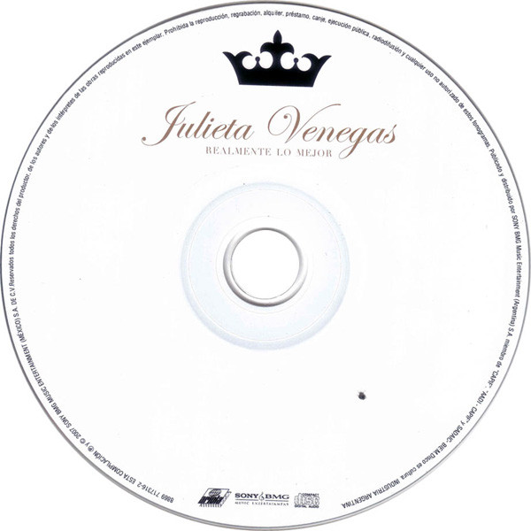 JULIETA VENEGAS - REALMENTE LO MEJOR - Imagen 2