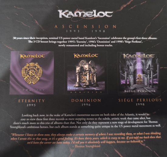 KAMELOT - ASCENSION 1995-1998 - DELUXE - Imagen 2