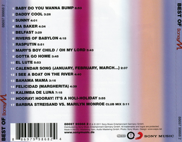 BONEY M - BEST OF - Imagen 2