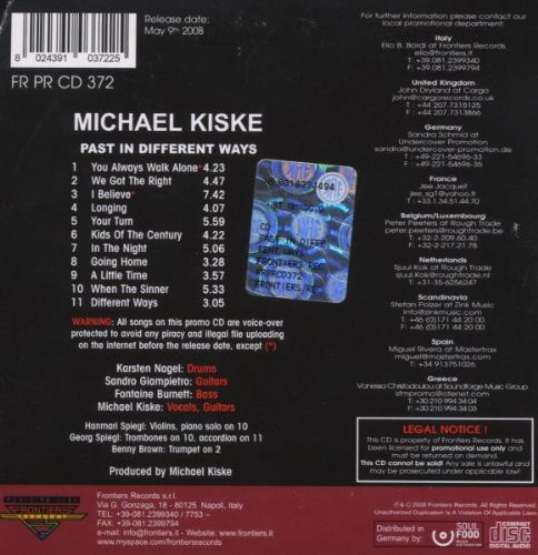 MICHAEL KISKE - PAST IN DIFFERENT WAYS - Imagen 2