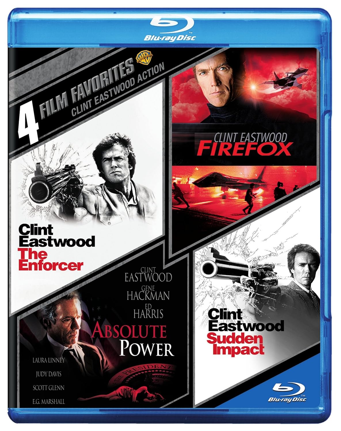 THE ENFORCER / FIREFOX / ABSOLUTE POWER / SUDDEN IMPACT